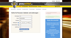 Desktop Screenshot of pneuwirbel.ch